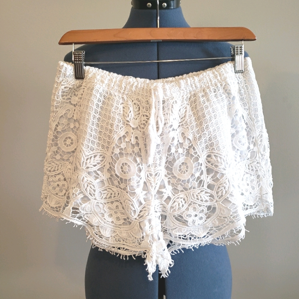 Forever 21 Crochet Lace Shorts